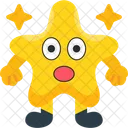 驚いたスター  アイコン
