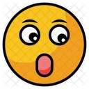 Astonishment Emoji Face Icon
