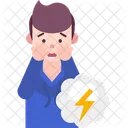 Astraphobia Fear Of Thunderstorm Icon