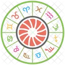 Chart Wheel Horoscopes Icon