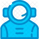 Astronaut Space Traveler Icon