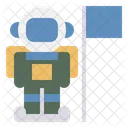 Astronaut Spaceman Mission Icon