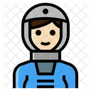 Astronaut Space Woman Occupation Female Icon