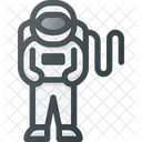 Astronaut Outer Science Icon