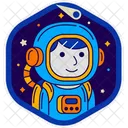 Astronaut Cosmos Universe Icon