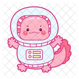 Astronaut Axolotl  Icon