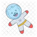 Astronaut Bear  Icon