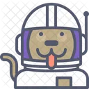 Astronaut dog  Icon