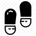 Astronaut Footprint  Icon