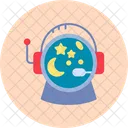 Astronaut Helmet Astronaut Astronomy Icon
