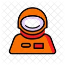 Astronaut Education Learning Icon