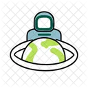 Astronaut Education Learning Icon