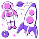 Astronaut Spaceman Cosmonaut Icon