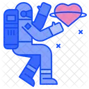 Space Love Heart Icon