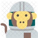 우주 비행사 원숭이  아이콘