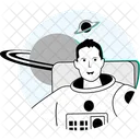 Astronaut Spaceman Cosmos Icon