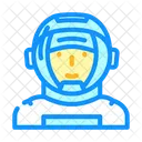 Astronauta Mascara Rosto Ícone