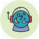 Astronautenhelm  Symbol