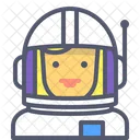 Astronautin Weiblich Astronautin Weiblich Symbol