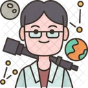 Astronomer Scientist Astronomy Icon