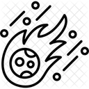 Astronomie Meteore Espace Icône