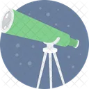 Astronomy Telescope Science Icon
