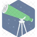 Astronomy Telescope Observation Icon