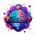 Astronomy Intelligence Brain Icon