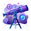 Astronomy Telescope Eyepiece Icon