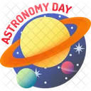 Astronomy Space Planet Icon