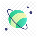 Astronomy Saturn Space Icon