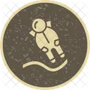 Astronout Landing Icon