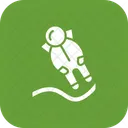 Astronout Landing Icon