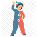 Astuces De Jongleur Clown Performance De Clown Icône