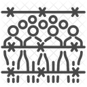 Asylum Concentration Camps Displaced Icon