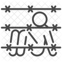 Asylum Concentration Camps Displaced Icon