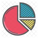 Torta Grafico Diagrama Ícone