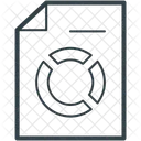 Torta Grafico Negocios Ícone