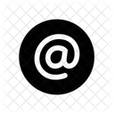 At Circle Symbol Icon
