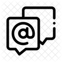 At Symbol Email Contact Icon