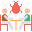 Virus De Error Reunion De Negocios Reunion Icon
