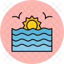 Atardecer  Icono