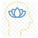 Logotipo Mente Meditacao Ícone