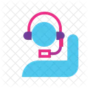Atencion Al Cliente Herramienta De Servicio Ayuda Digital Icono