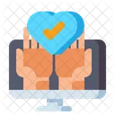 Atencion Virtual Salud Atencion Sanitaria Icono