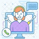 Atendimento Ao Cliente Suporte Ao Cliente Call Center Ícone