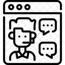 Curtomer Atendimento Ao Cliente Suporte Ao Cliente Ícone