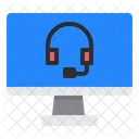Atendimento Ao Cliente Fone De Ouvido Ajuda Ícone