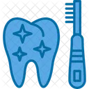 Atendimento Odontologico Dente Cruz Ícone