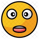 Miedo Emoji Cara Icono